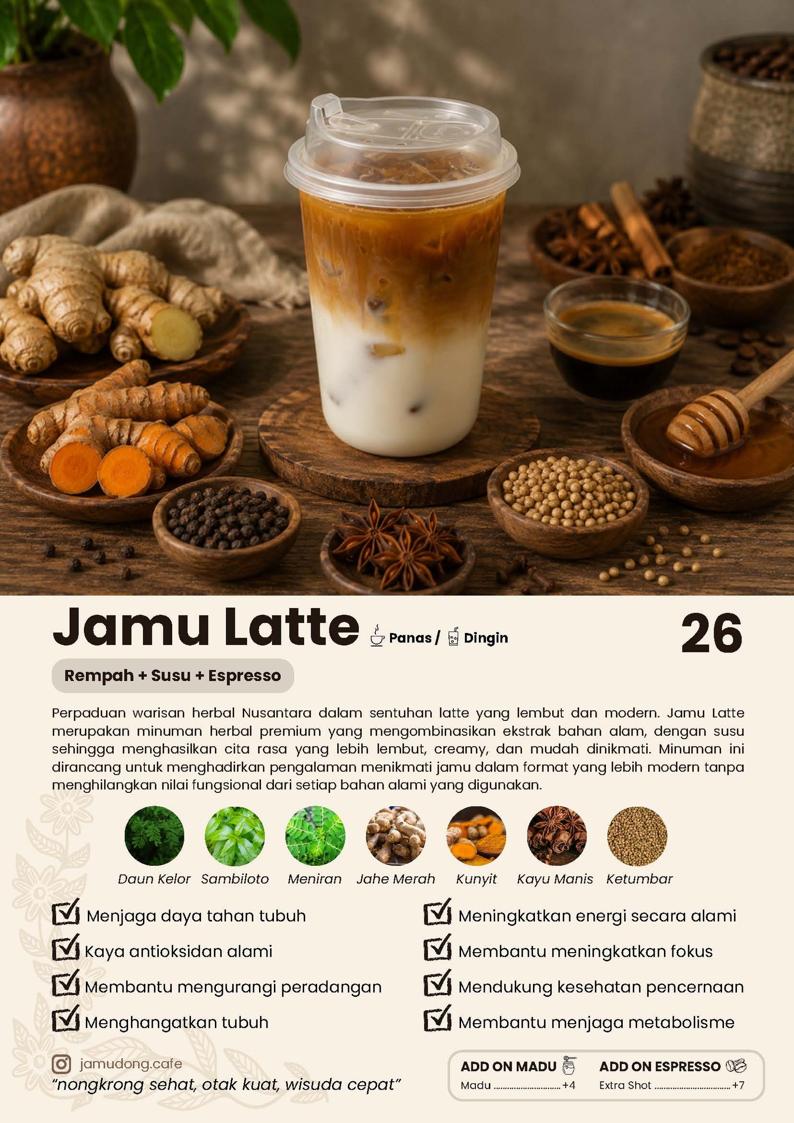 Jamu Latte